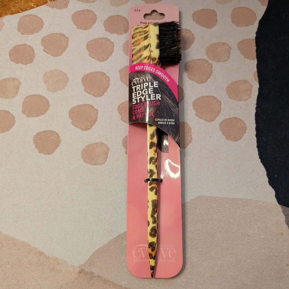 Firstline Evolve Triple Edge Hair Styler - Leopard Print